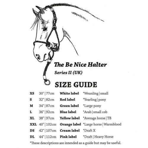 Be Nice Halter - Horse Training Halter